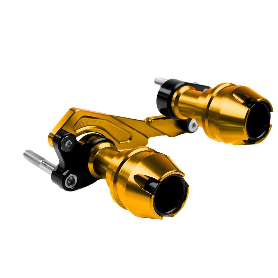 CNC Frame Sliders – Aircraft‑Grade Aluminum, Delrin Pucks, Bolt‑On Protection for Maxi‑Scooters
