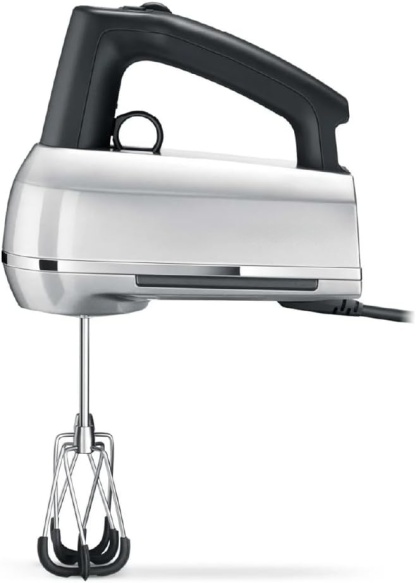 Hand Mixer with Beater IQ – Auto‑Adjusts Speed, Quiet Scraper Beaters, 9 Speeds + Boost