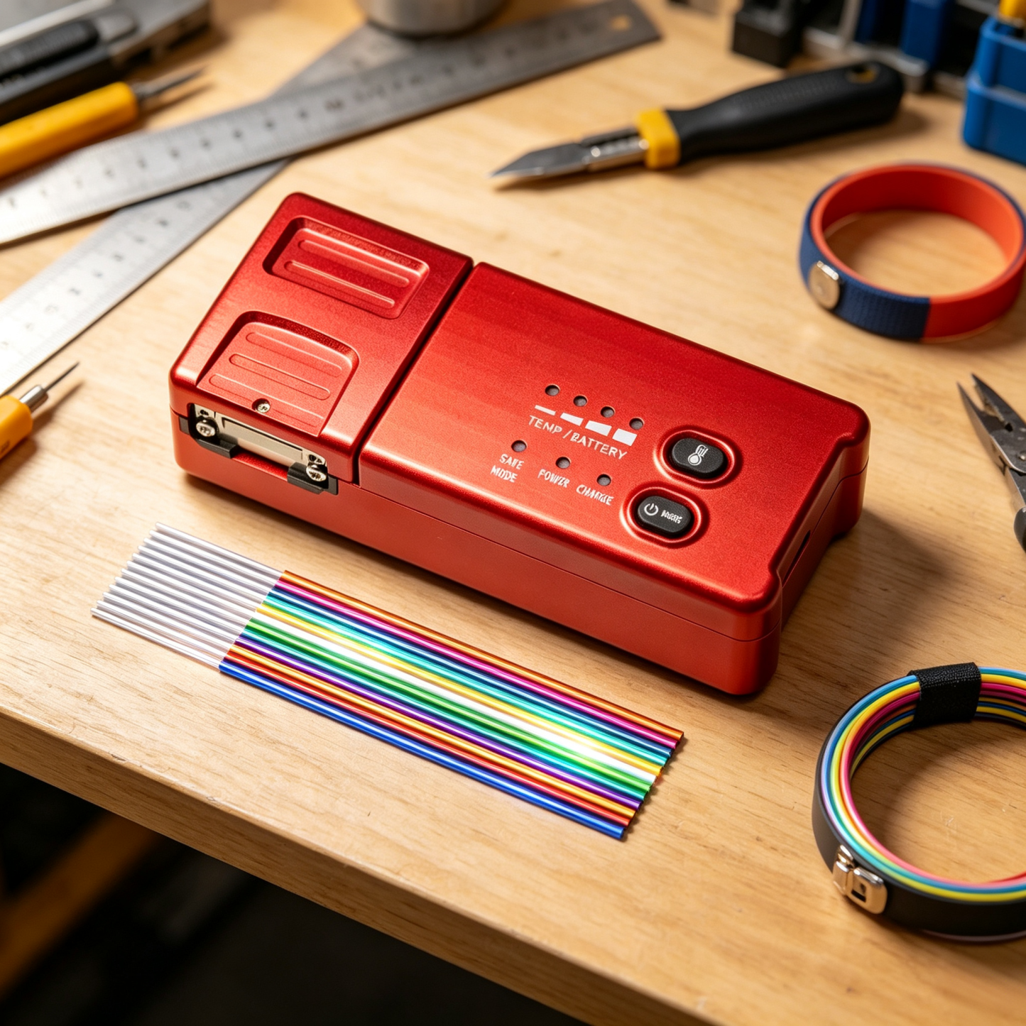 Fiber Thermal Stripper – Built‑In Battery, Wide Blade for Multi‑Fiber Stripping, 660 Fibers Per Charge