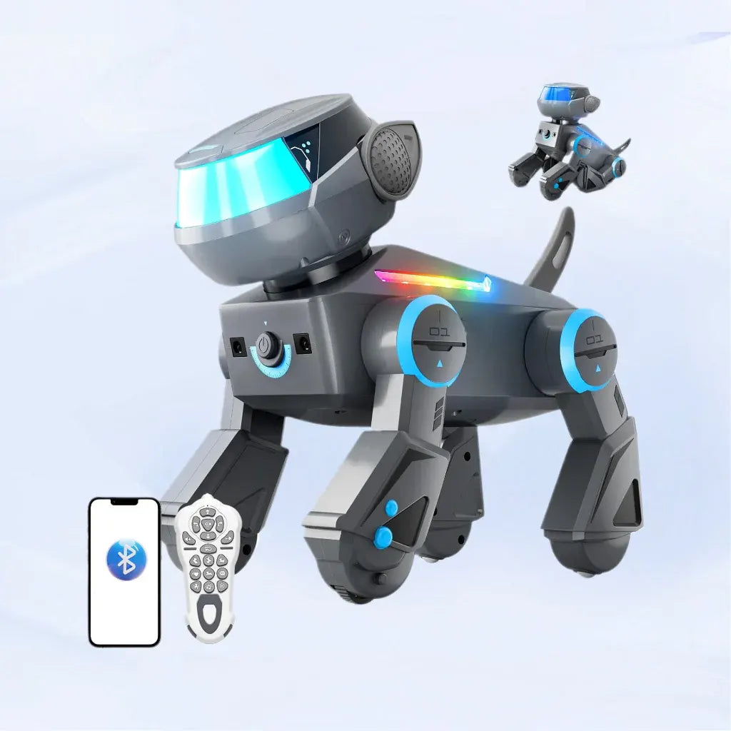 Kids Smart Programmable Robot Dog – Bluetooth Control