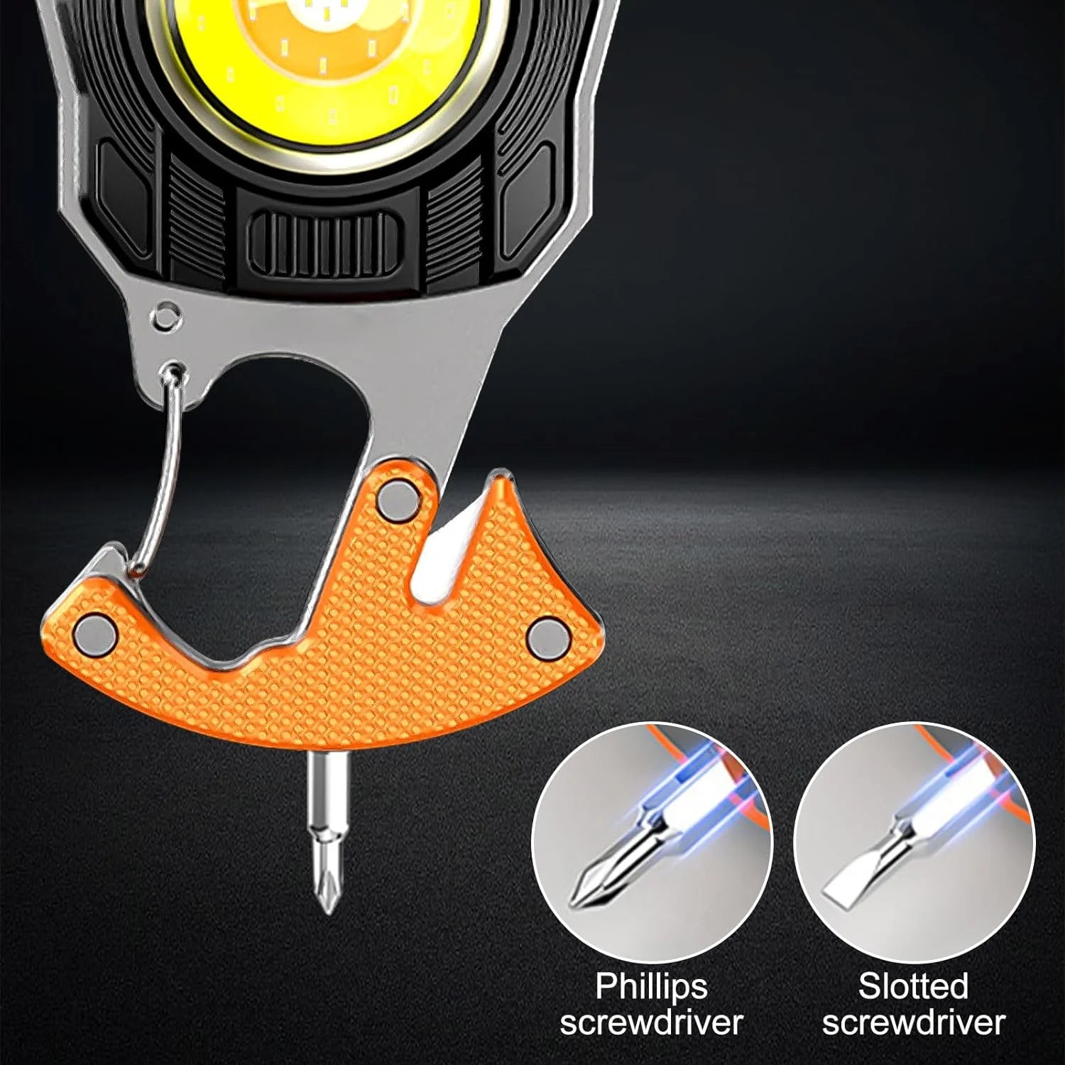 Keychain work light, LED multi-functional power light