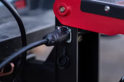 Motorcycle Lift Carrier – Steel Peg Clamp System, KYB Actuator, Adjustable Hitch Fit, for Bed Access