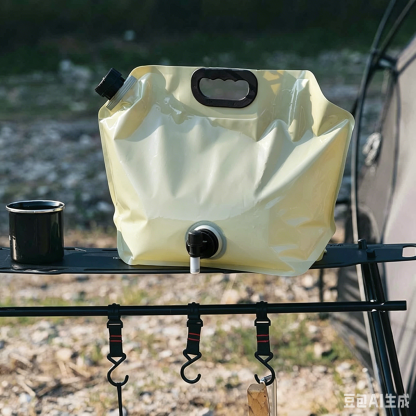 Portable Camping Water Storage Bag with Faucet & Handle
