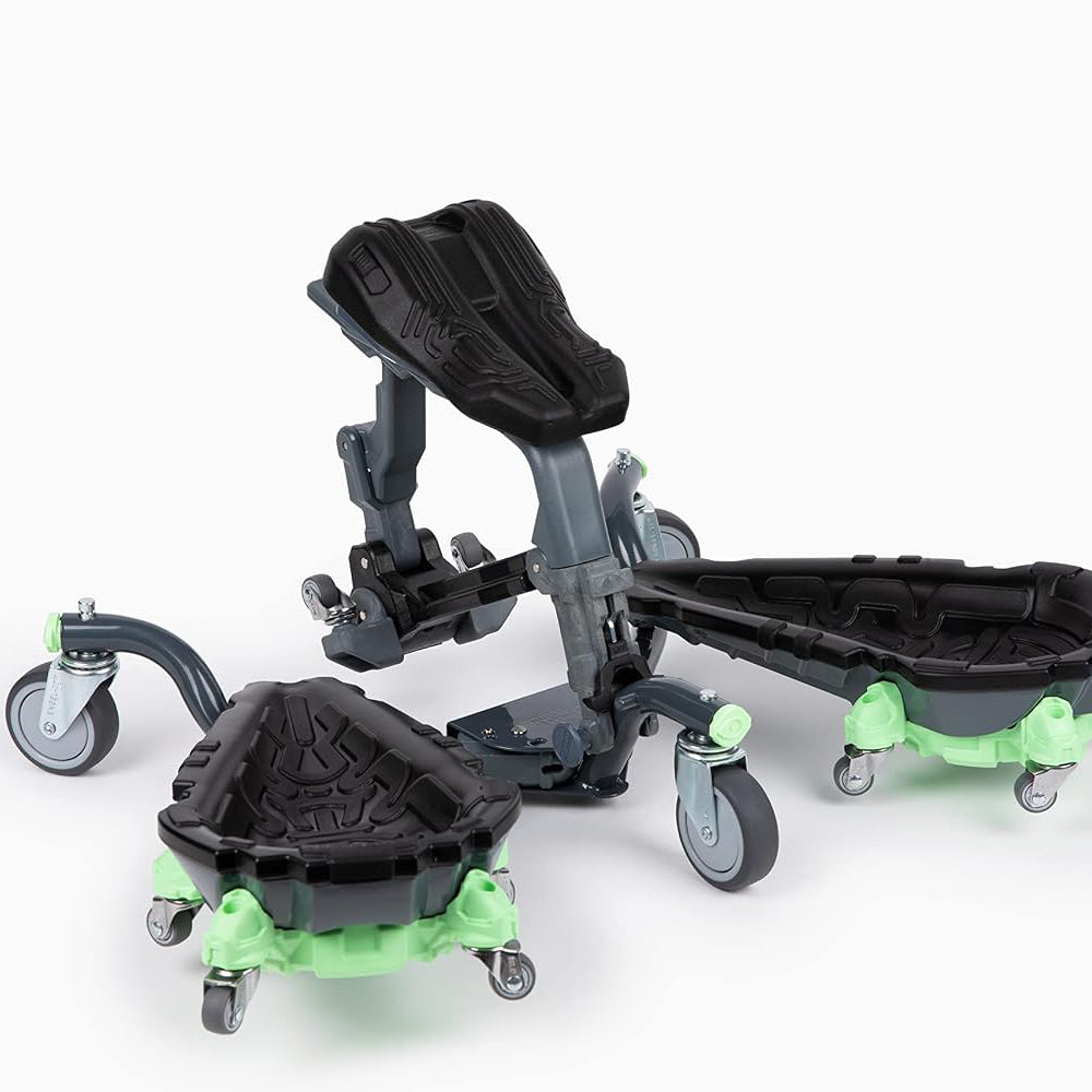 Rolling Knee Creeper with Seat – Ergonomic, 360° Swivel, 360lb Capacity, Strap‑Free Design