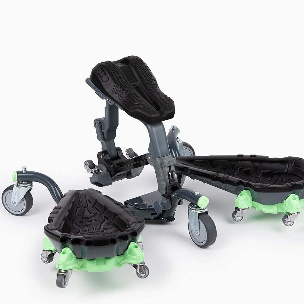 Rolling Knee Creeper with Seat – Ergonomic, 360° Swivel, 360lb Capacity, Strap‑Free Design