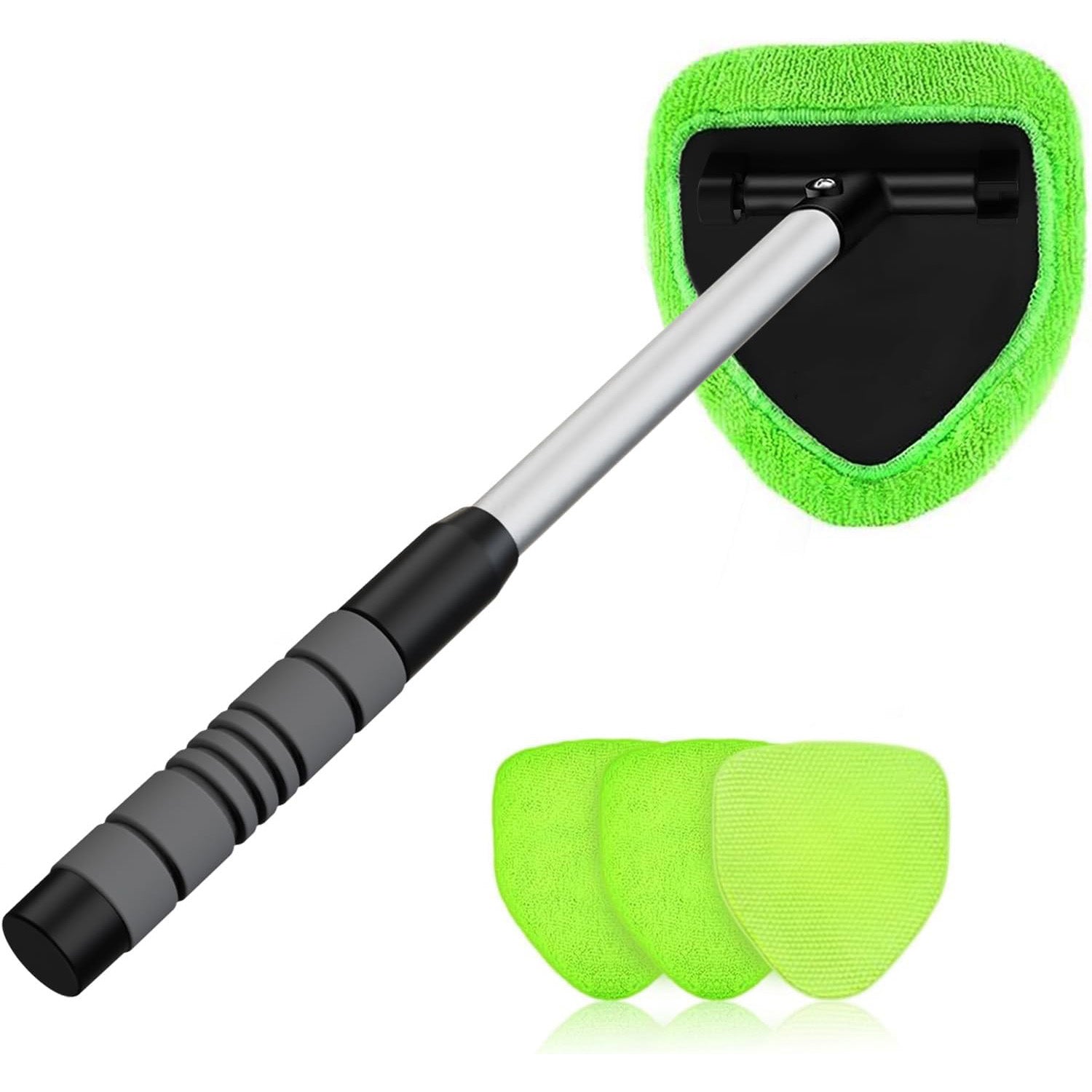 Windshield Cleaning Tool – Car Window Interior Cleaning Kit with Extendable Handle