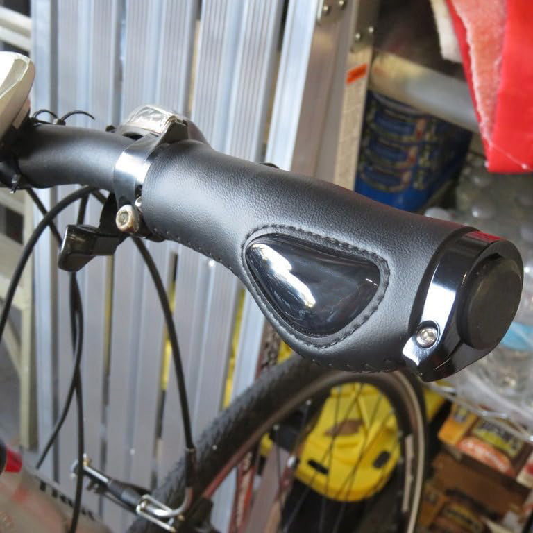 Ergonomic Dual‑Lock Bike Grips – Wing Support, Liquid Silicone, 22.2mm Handlebar Fit