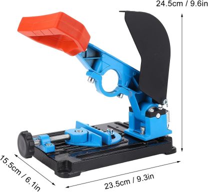 Angle Grinder Cutting Stand – 45° Clamping, 80mm Capacity, Converts Grinder to Chop Saw
