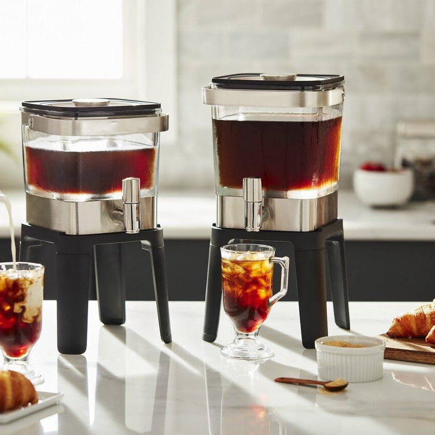 Cold Brew Coffee Maker – Stainless Steel Infuser, Glass Carafe, Compact Fridge‑Fit Design