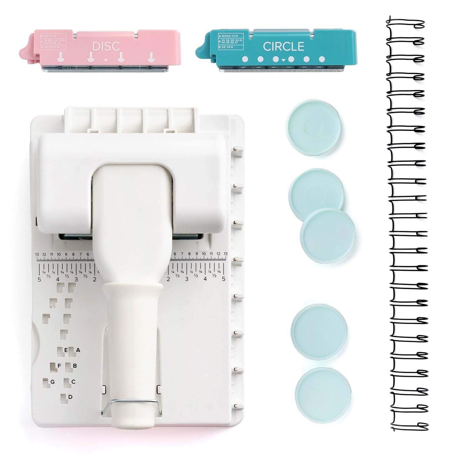 2‑in‑1 Binding Kit – Round & Disc Binding System, Portable, for Journals, Planners & DIY Books