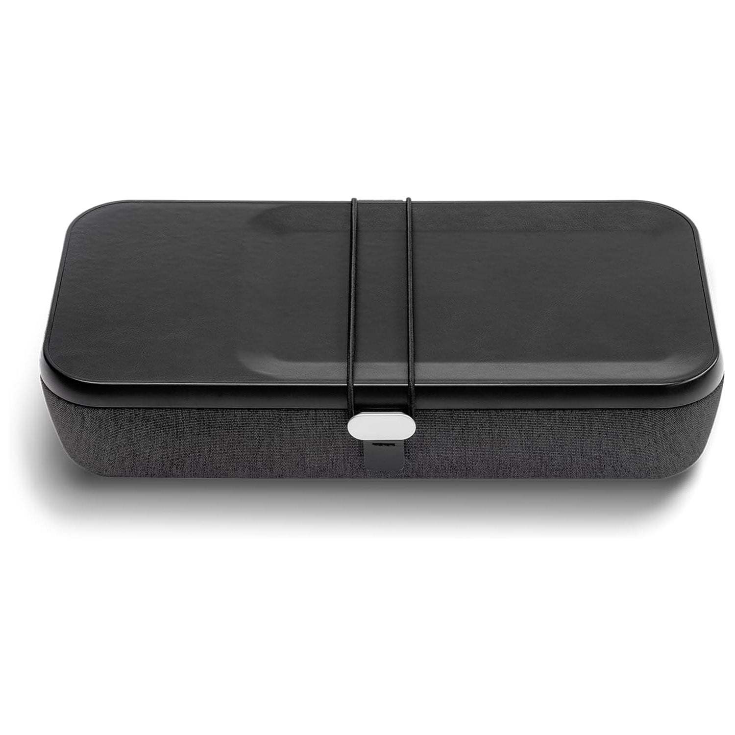 Portable Desktop Organizer with Wireless Charging – Adjustable Dividers, Travel‑Ready