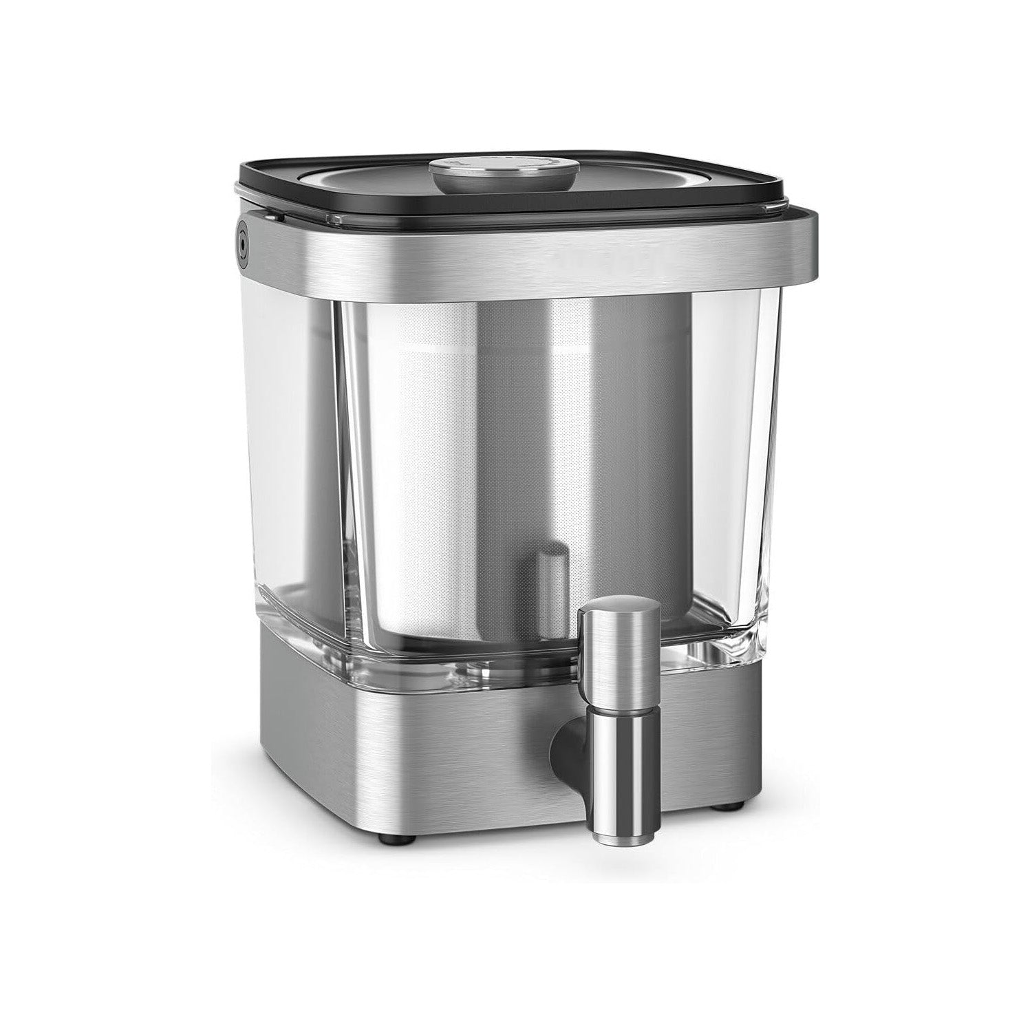 Cold Brew Coffee Maker – Stainless Steel Infuser, Glass Carafe, Compact Fridge‑Fit Design