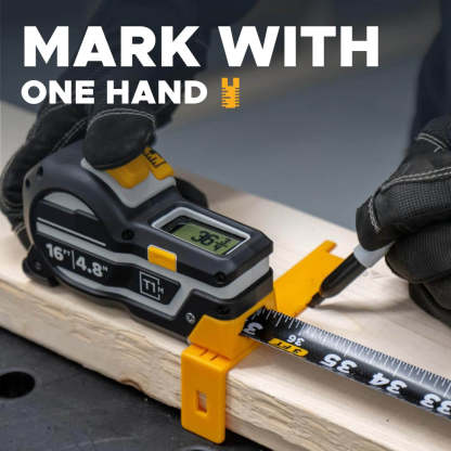 Utility Digital Tape Measure – 16ft (English) | Bluetooth Smart Measuring Tool