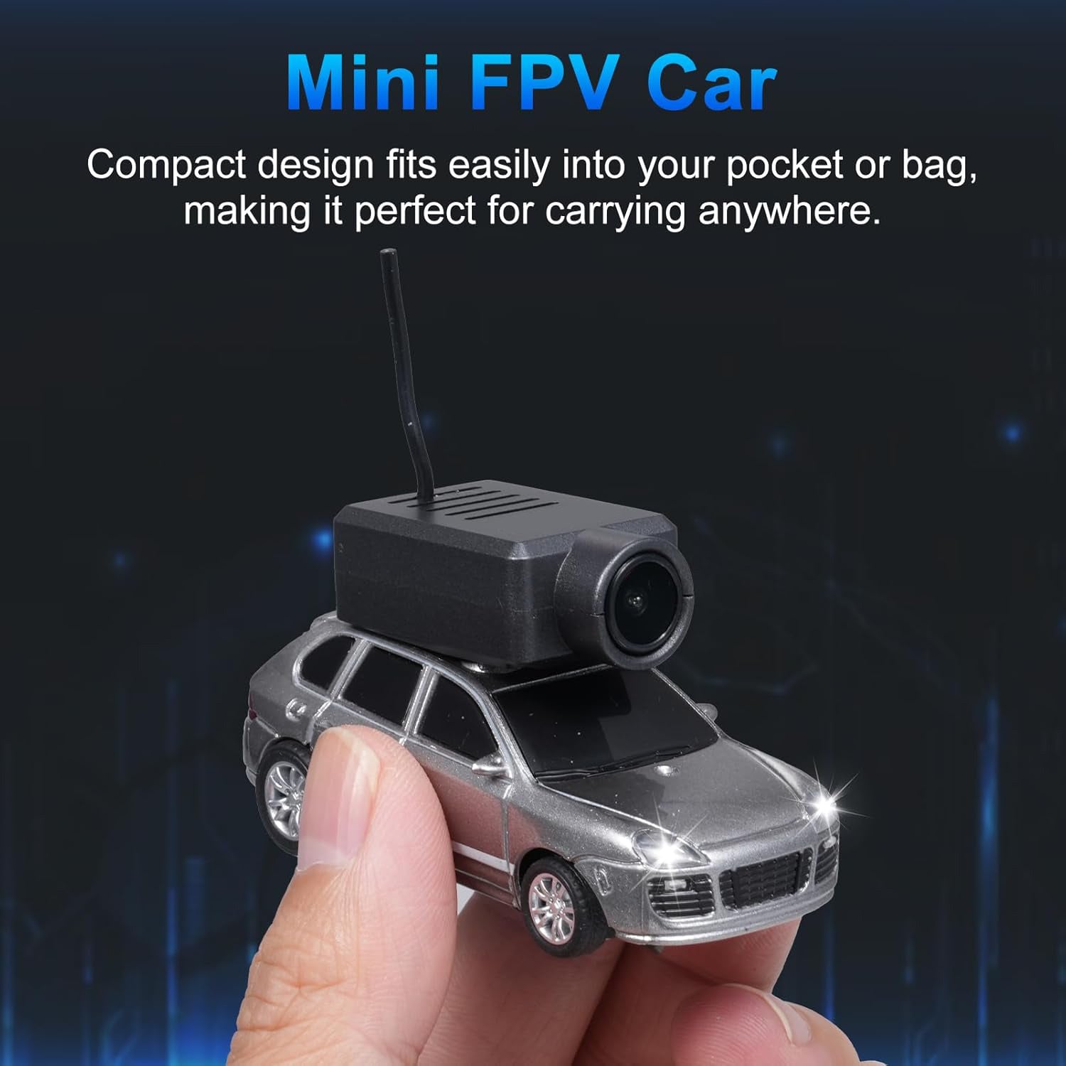 Mini RC Car – 1:64 Scale FPV Drift Car with 720P HD Camera