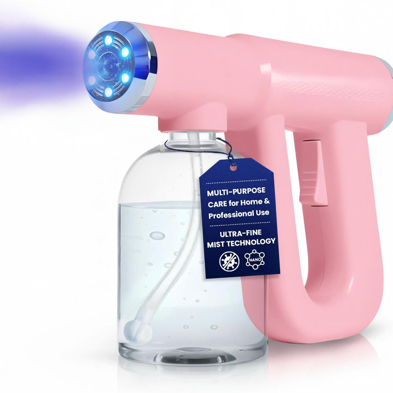Professional Nano Spray Gun – Blue Light, Mister & Nano Steam