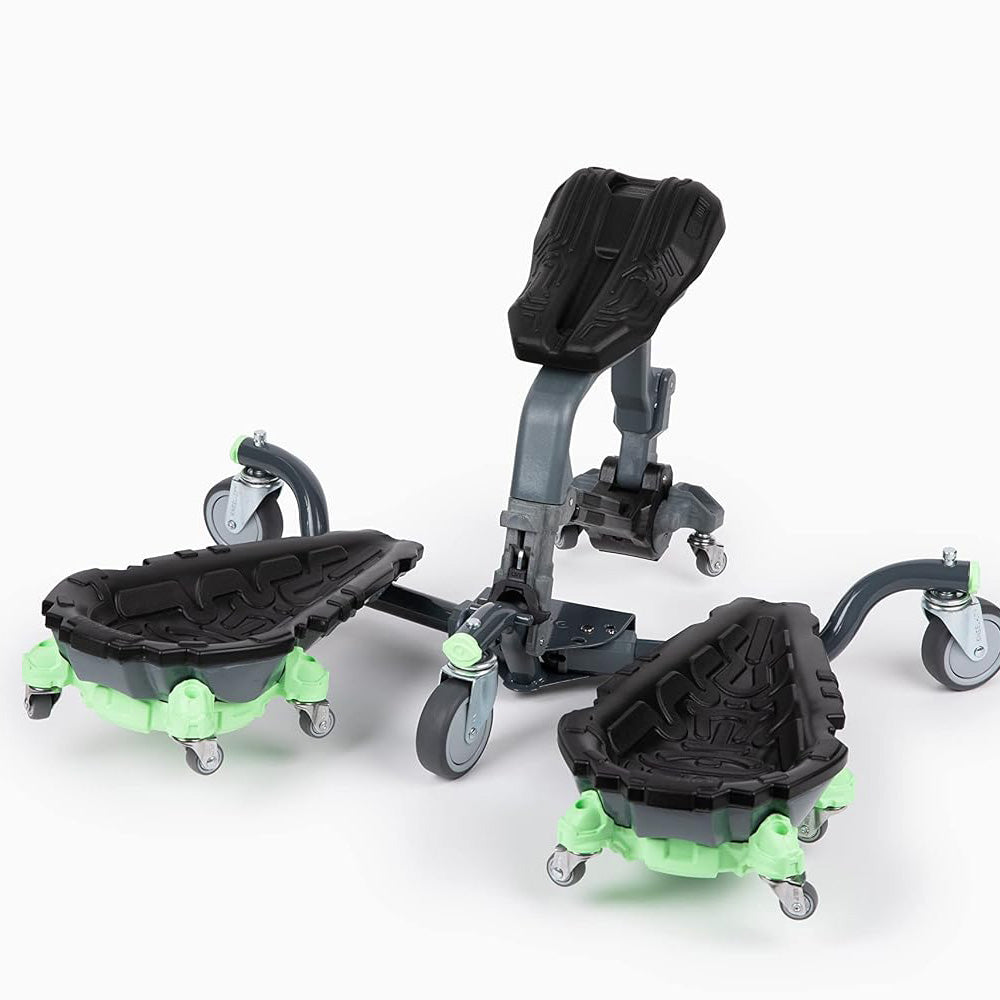 Rolling Knee Creeper with Seat – Ergonomic, 360° Swivel, 360lb Capacity, Strap‑Free Design
