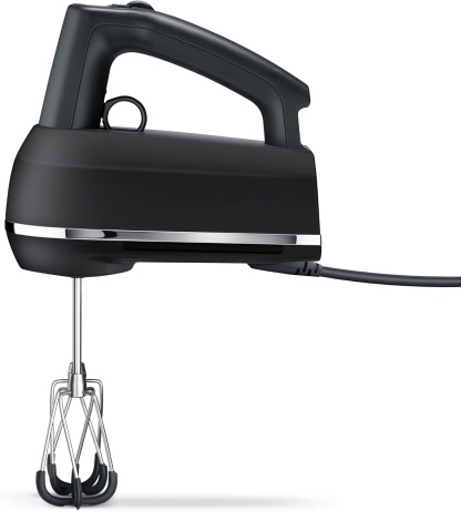 Hand Mixer with Beater IQ – Auto‑Adjusts Speed, Quiet Scraper Beaters, 9 Speeds + Boost