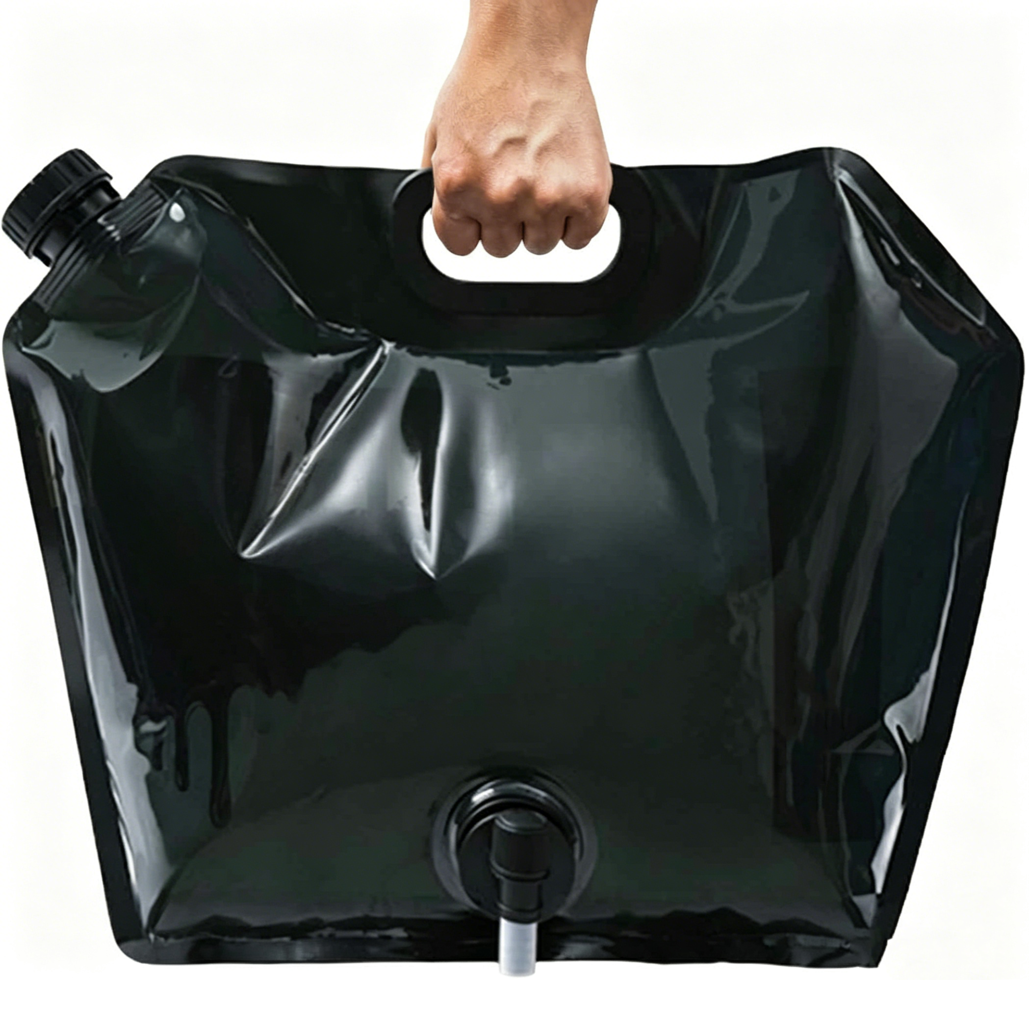 Portable Camping Water Storage Bag with Faucet & Handle