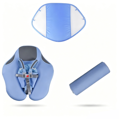 Four-Point Baby Float – Zero Tipping Risk, Two Swim Modes, UPF 50+ Canopy for Ages 3–24 Months