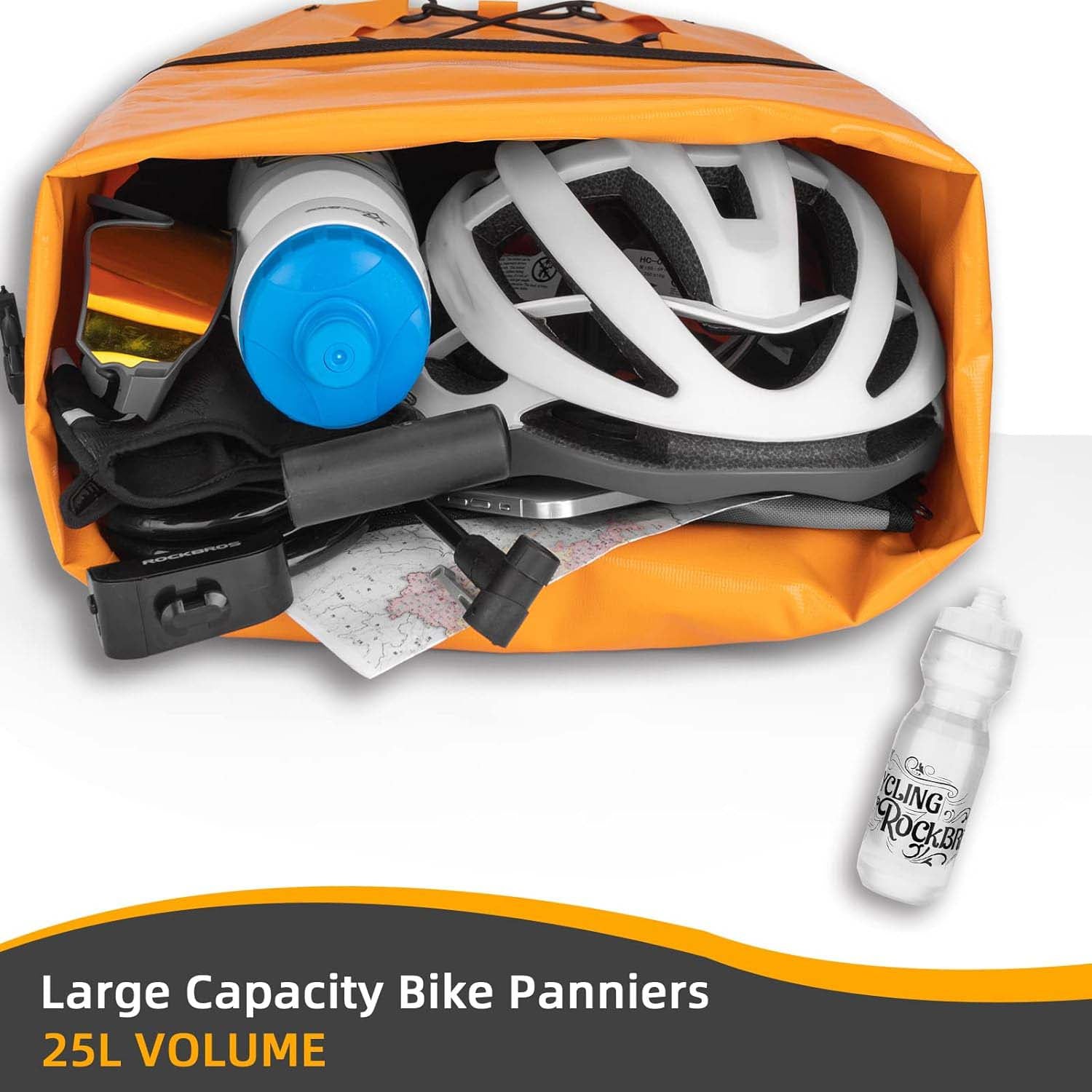 Waterproof Bike Rear Panniers – 30L Capacity, Quick‑Release Mount, Commuter & Touring Ready