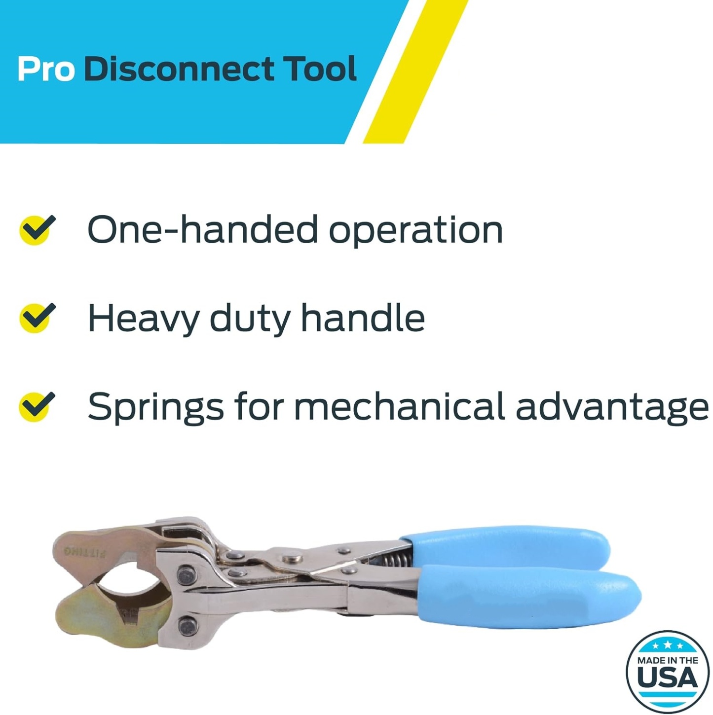 Push‑Fit Disconnect Tool – 3/8″ to 1″ Self‑Adjusting, for PEX, Copper, CPVC, PE‑RT