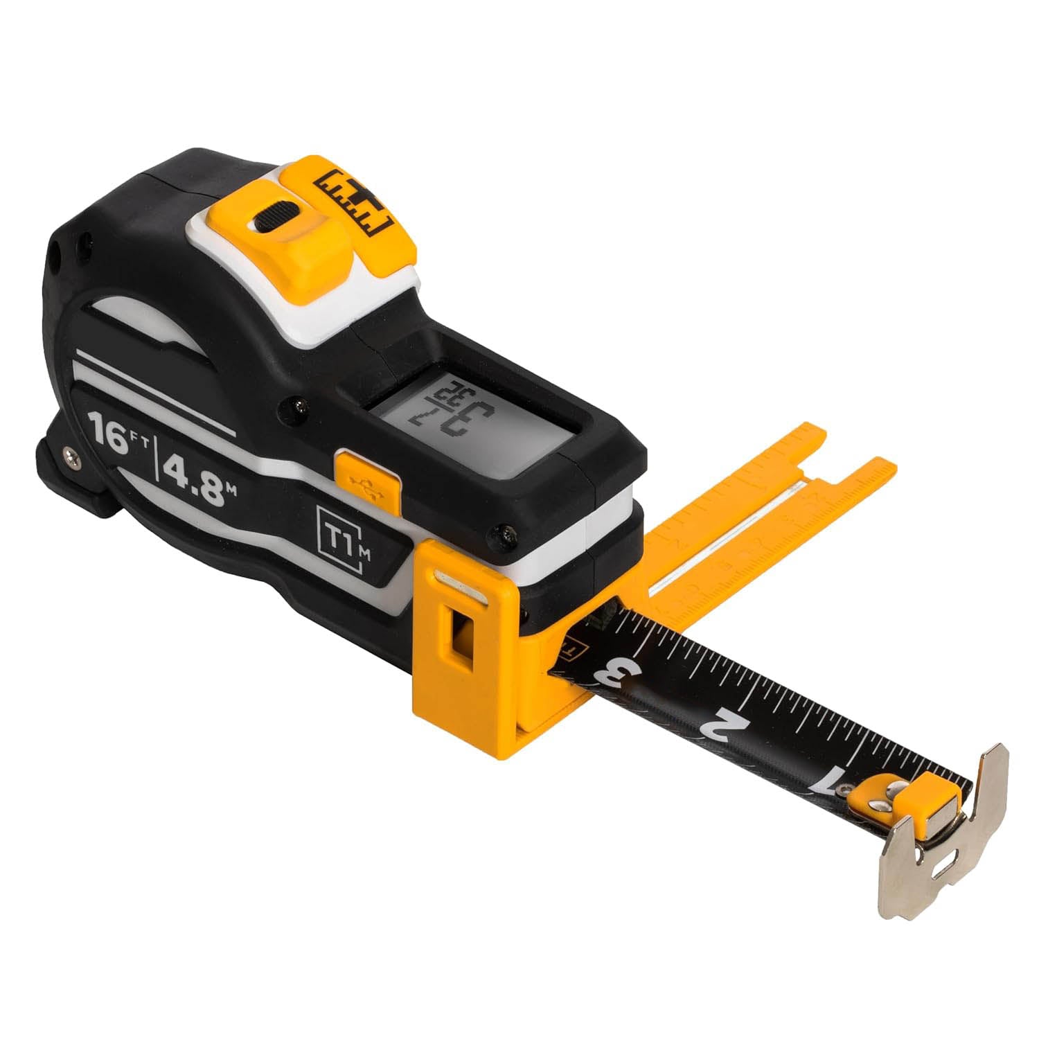 Utility Digital Tape Measure – 16ft (English) | Bluetooth Smart Measuring Tool