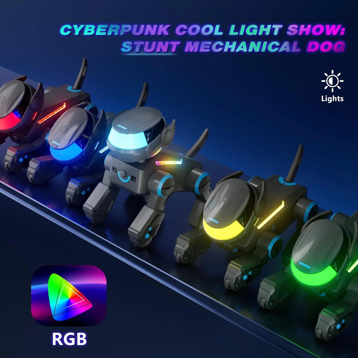 Kids Smart Programmable Robot Dog – Bluetooth Control