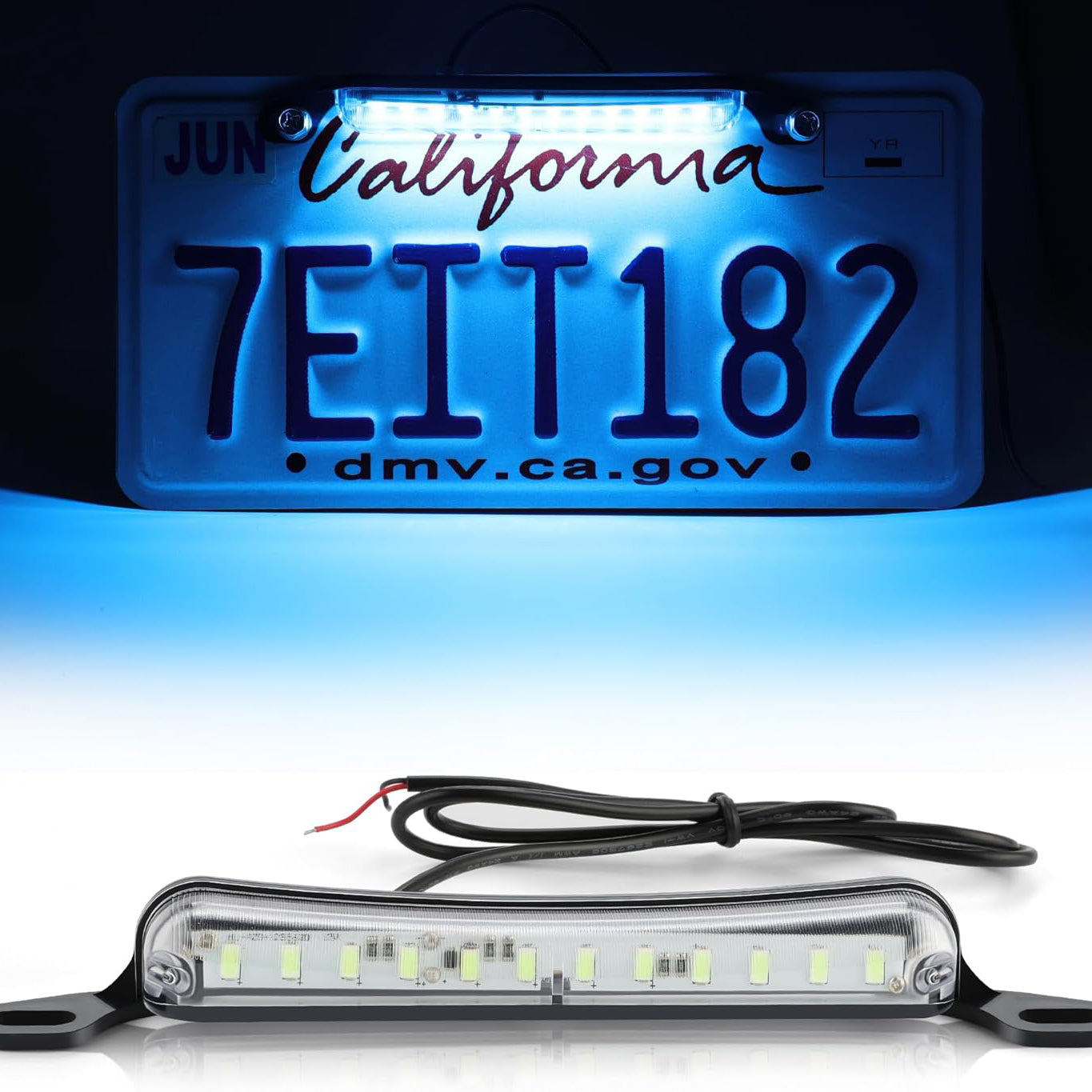 Ultra-Bright LED License Plate Frame Light