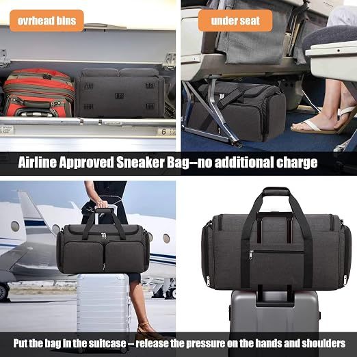 Lifter’s Duffle Bag – 33.6L, 3 Padded Dividers, Water‑Resistant, Carry‑On Approved