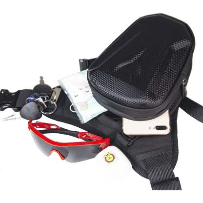 Multifunctional Motorcycle Waist and Thigh Bag – Waterproof, Reflective, Adjustable for Travel