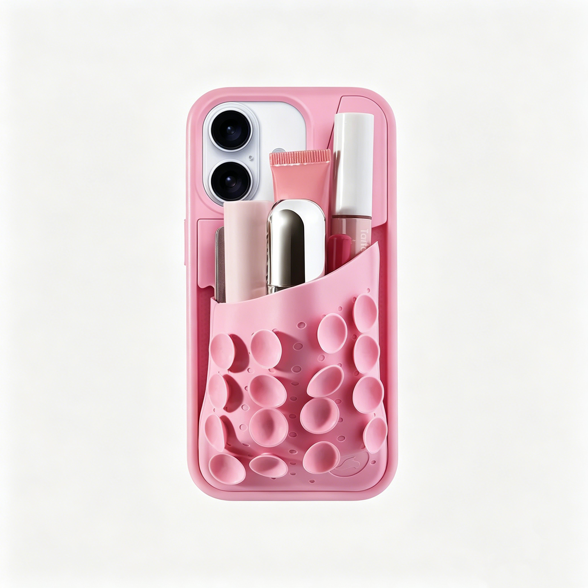 Expandable Phone Case with Suction Mount – 16 Suction Points, Stretch Pocket, Hands‑Free Stick‑Anywhere Design