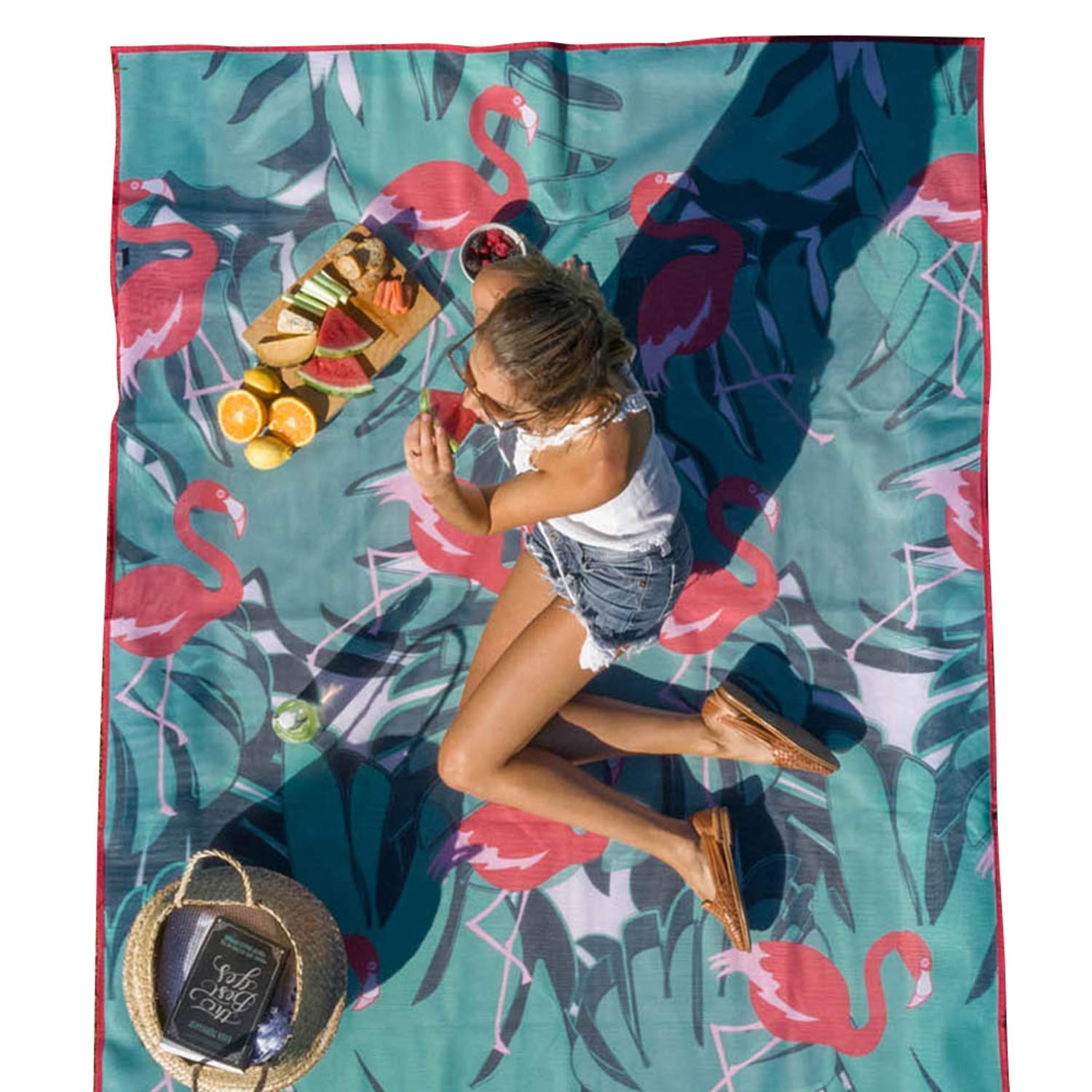 Sand-Free Outdoor Beach Mat – Multi-Purpose Roll-Up Camping & Picnic Blanket