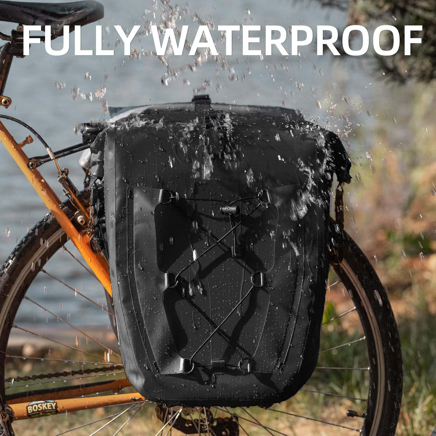 Waterproof Bike Rear Panniers – 30L Capacity, Quick‑Release Mount, Commuter & Touring Ready