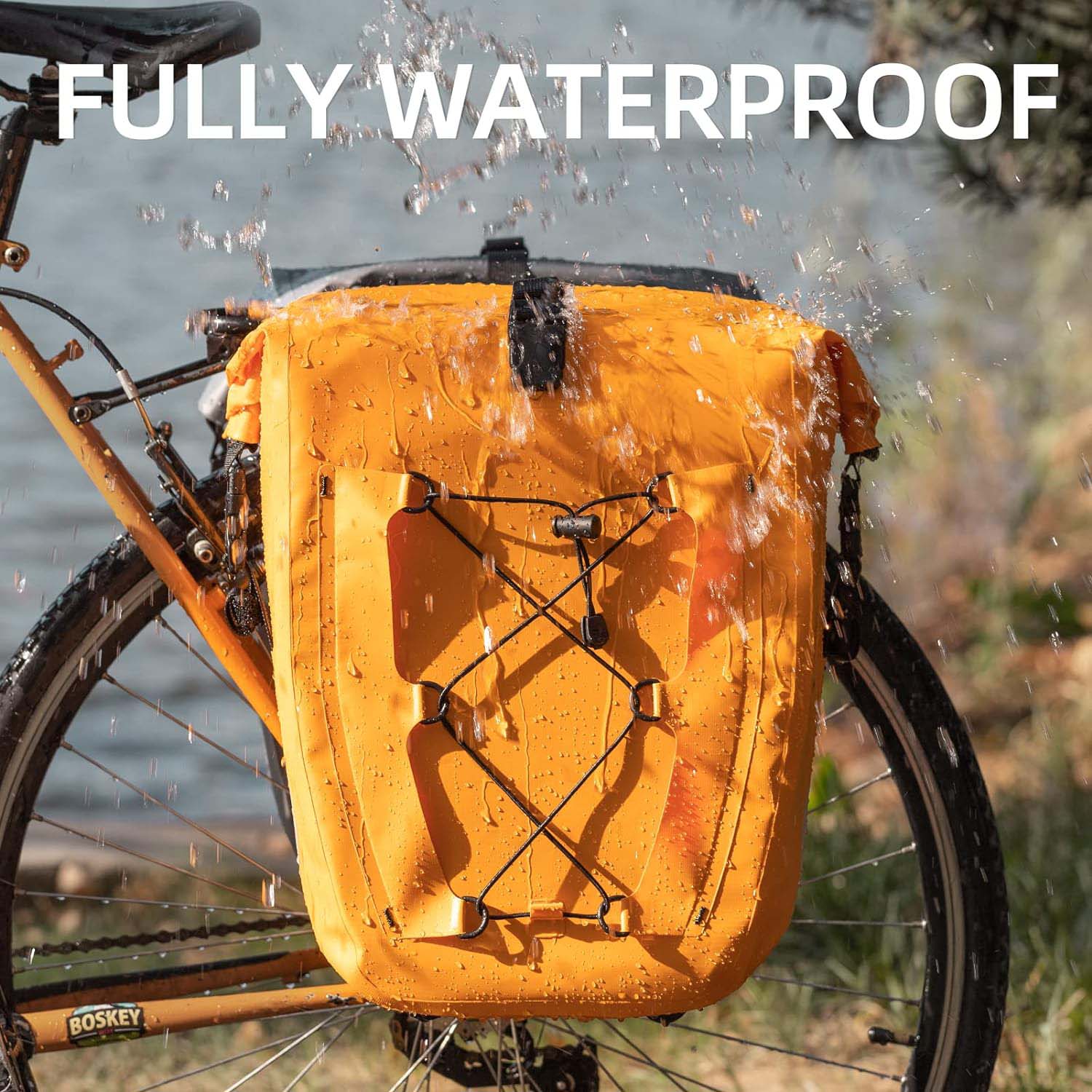 Waterproof Bike Rear Panniers – 30L Capacity, Quick‑Release Mount, Commuter & Touring Ready