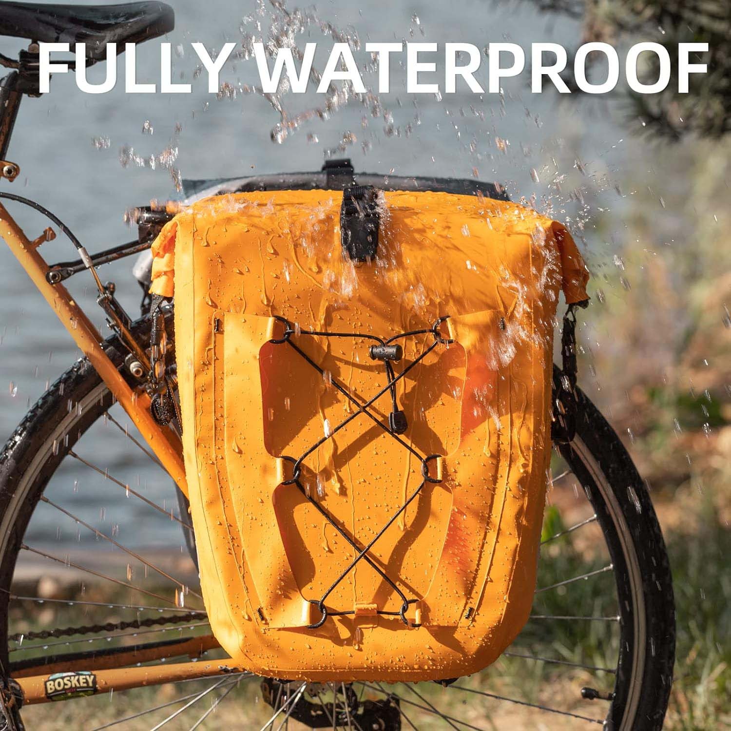Waterproof Bike Rear Panniers – 30L Capacity, Quick‑Release Mount, Commuter & Touring Ready