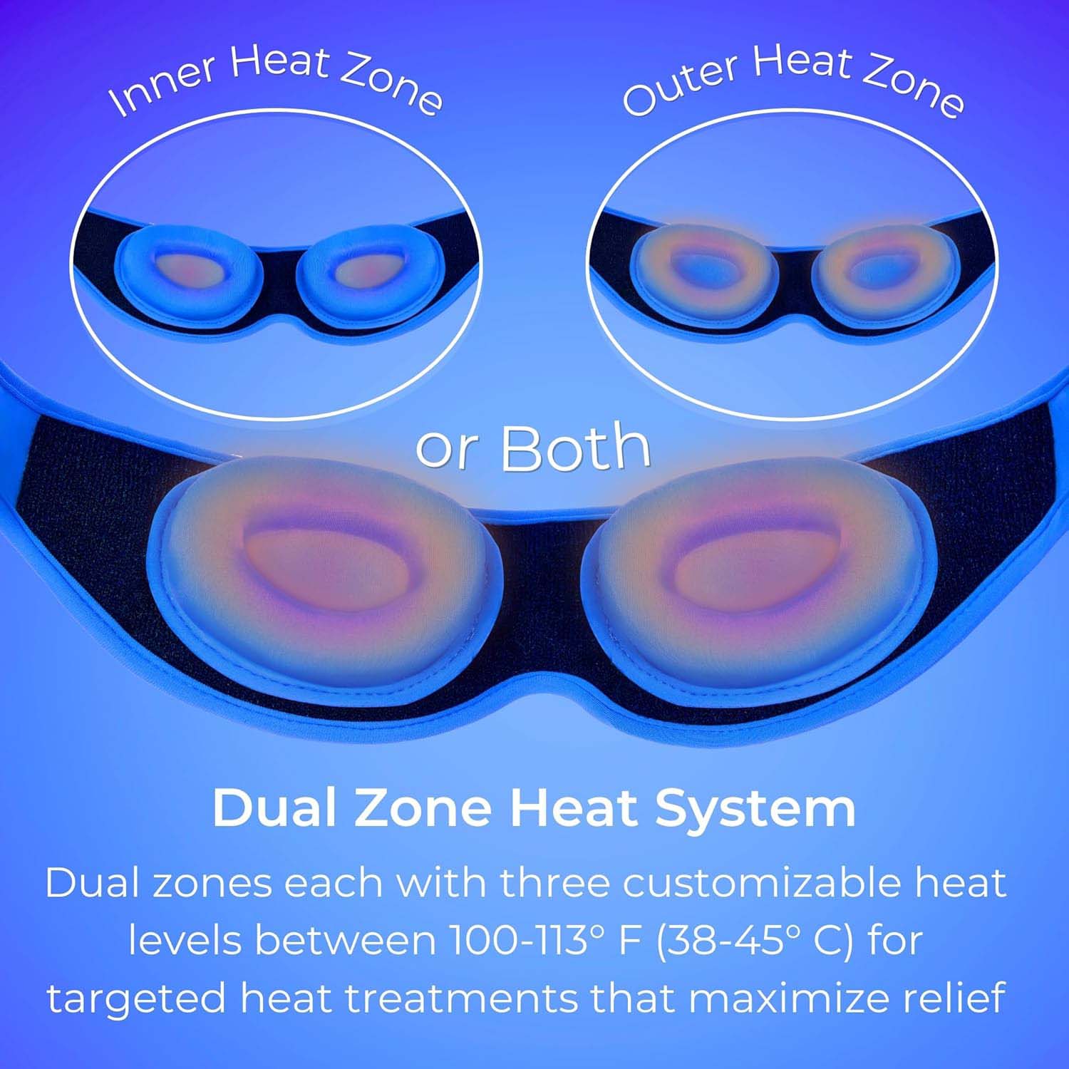 Rechargeable Heated Eye Mask (for Dry Eyes) — Cordless Warm Compress Eye Mask