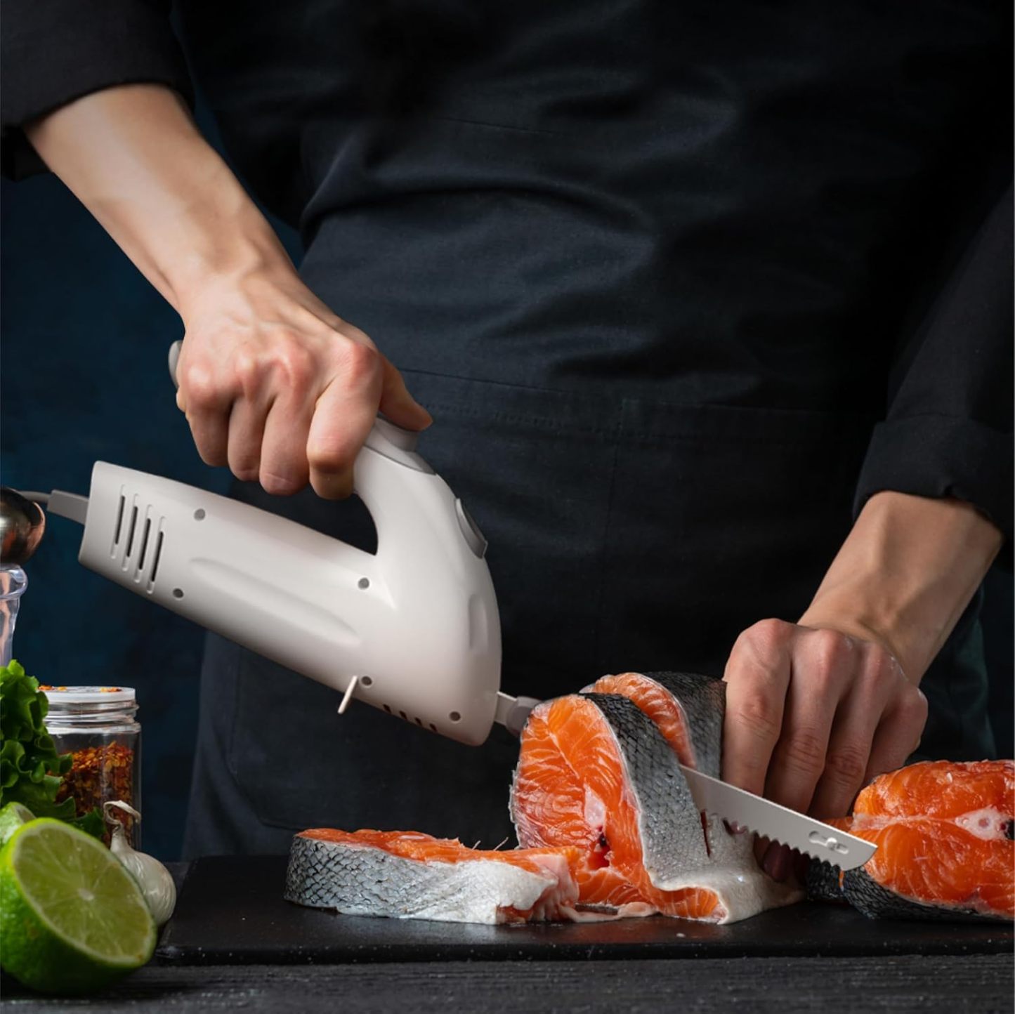 Electric Knife for Meat Slicing – Turkey, Carving, Bread & More