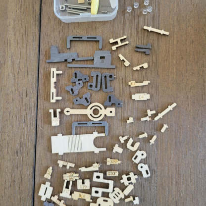 3D Wooden Marble Run Puzzle – Educational Assembly Toy