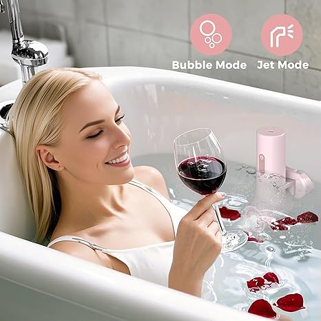 Wireless portable bathtub accessory with 3 adjustable speeds