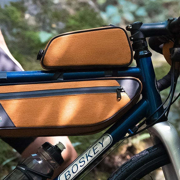 Bicycle Frame Bag, Waterproof Durable Top Tube Bag, Quick Detachable Design