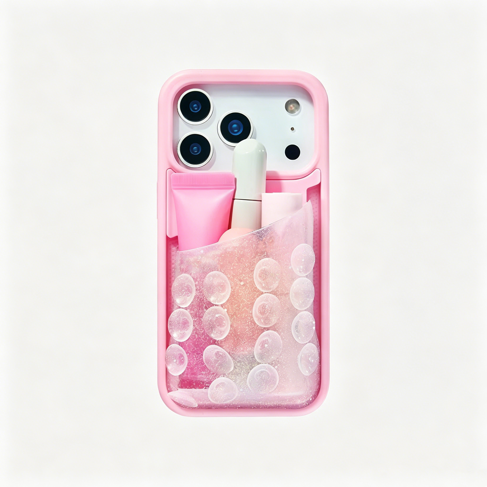Expandable Phone Case with Suction Mount – 16 Suction Points, Stretch Pocket, Hands‑Free Stick‑Anywhere Design
