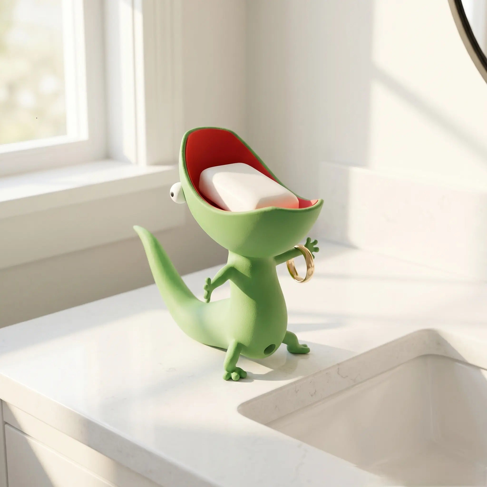 Lizard-Shaped Soap Dish