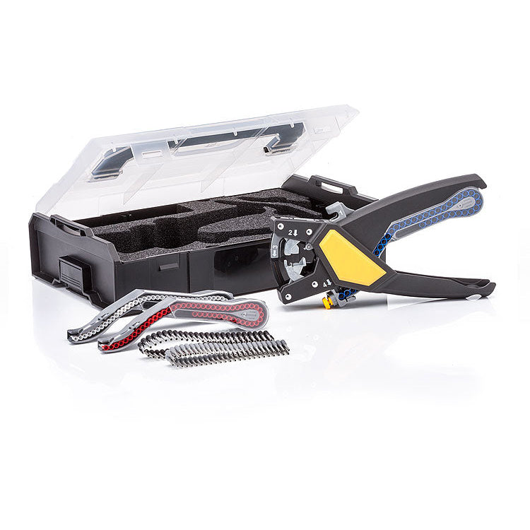Automatic Wire Crimper with Ferrules – 4-Step Cutting, Stripping, Twisting & Crimping Tool