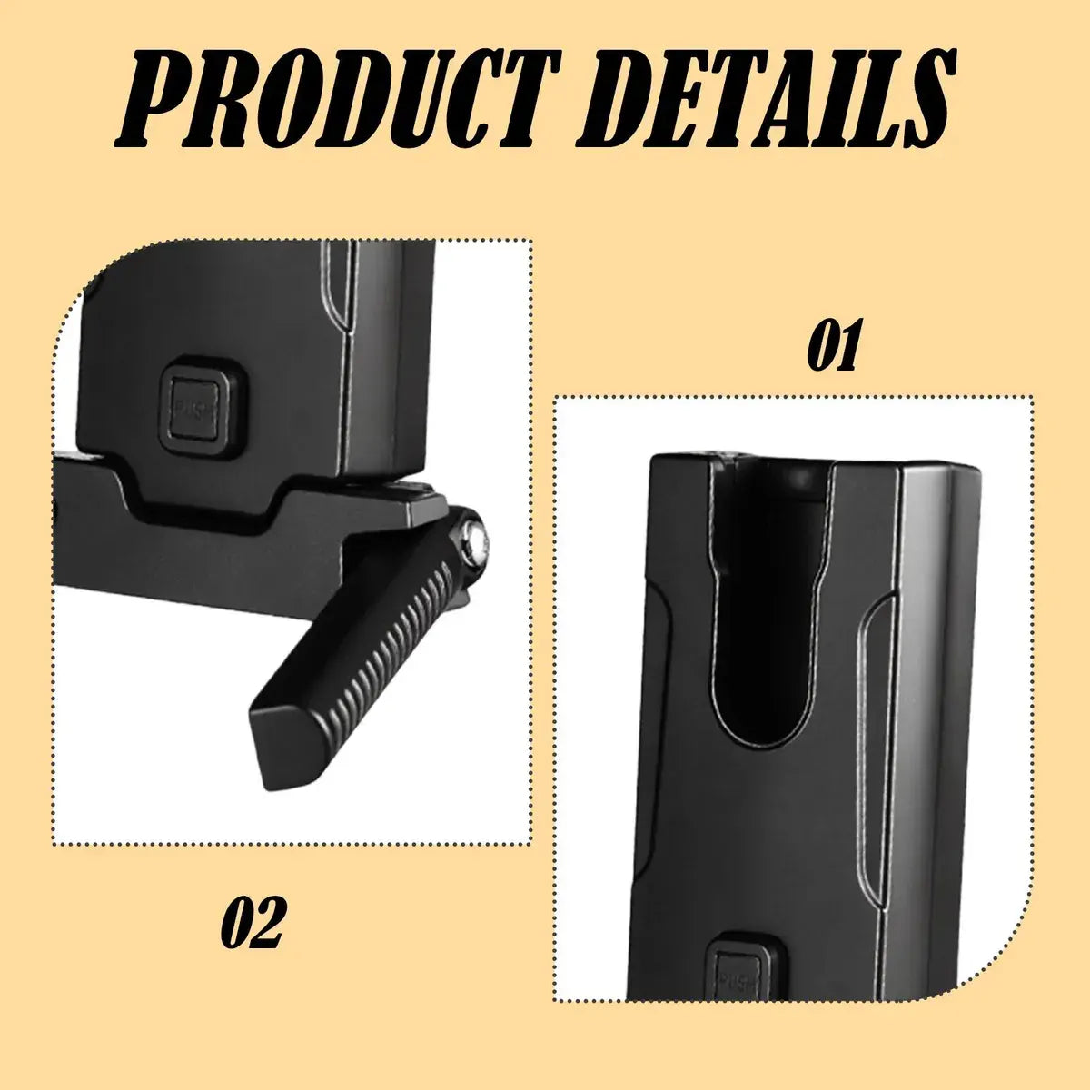 Bicycle Pedal Stand – Angle-Adjustable Portable Parking Stand