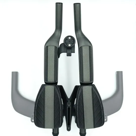 THE COMPLETE AERO SOLUTION Carbon Extensions. Adjustable Arm Cups. Computer & Bottle Mounts Included.