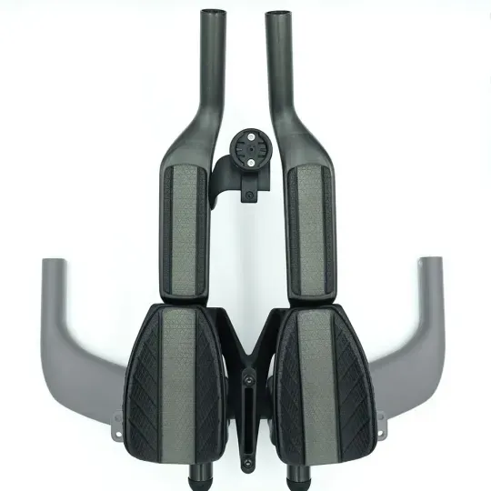 THE COMPLETE AERO SOLUTION Carbon Extensions. Adjustable Arm Cups. Computer & Bottle Mounts Included.