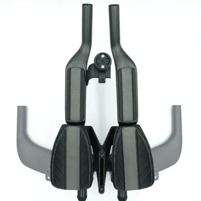 THE COMPLETE AERO SOLUTION Carbon Extensions. Adjustable Arm Cups. Computer & Bottle Mounts Included.