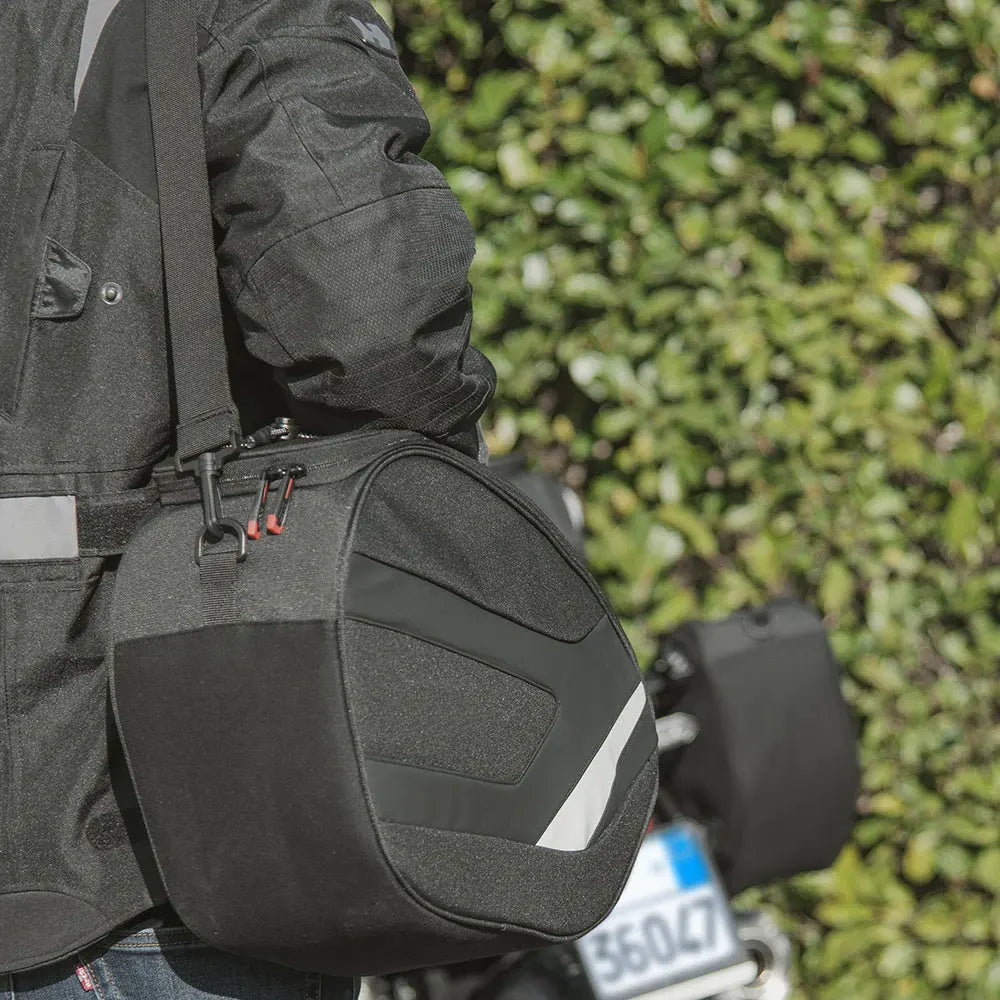 18L Motorcycle Soft Pannier – Right Side, Concealed Mount, Removable Waterproof Liner