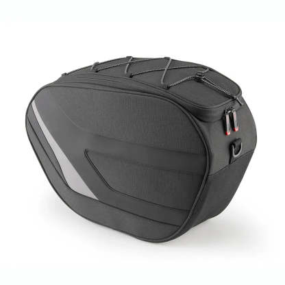 18L Motorcycle Soft Pannier – Right Side, Concealed Mount, Removable Waterproof Liner