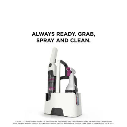 Cordless Portable Spot Cleaner – Deep Suction, Dual‑Action Stain Removal, 15‑Minute Runtime